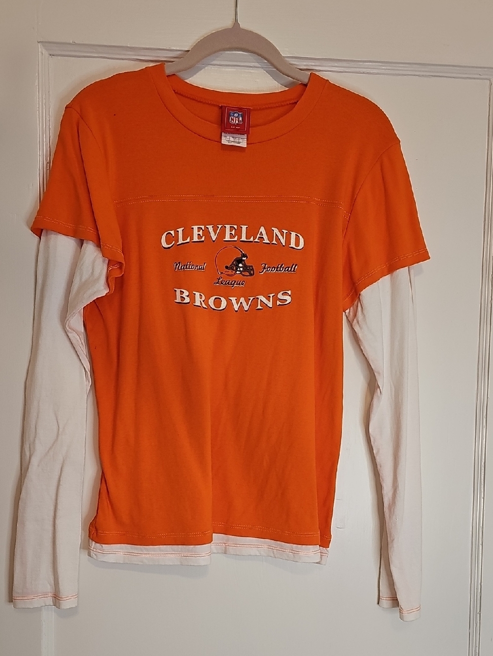 NFL Cleveland Browns Logo Long Sleeve Shirt